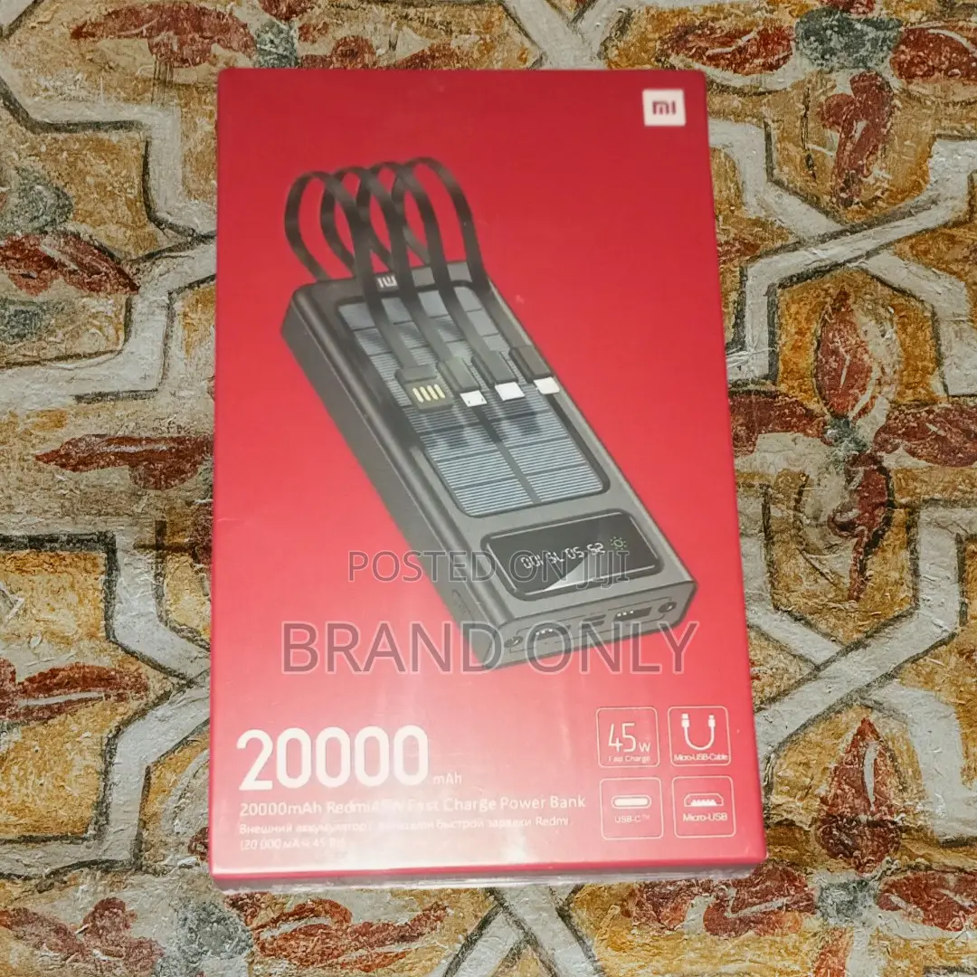 Stay Charged and Focused: Mi 20000mah Power Bank Cable