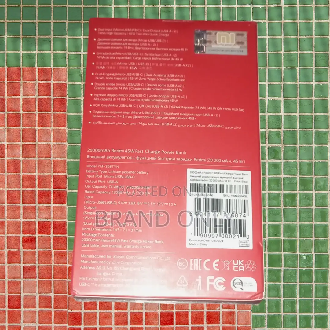 The Reliable and Easy Way to Stay Powered: Mi 20000mah