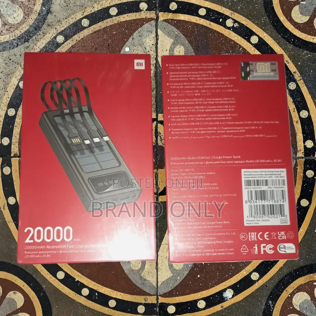 Your Essential Tool for Staying Connected: Mi 20000mah