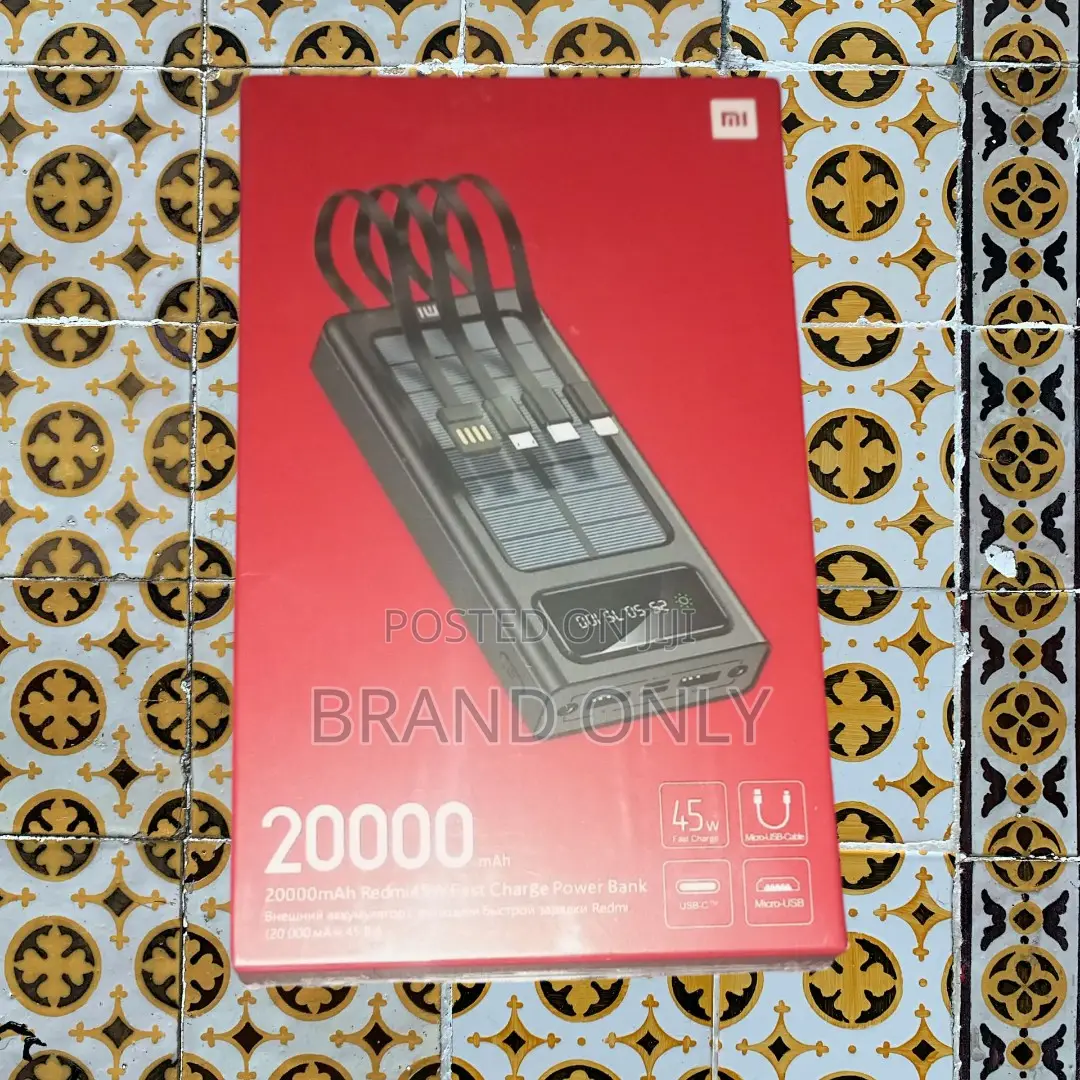 Led Indicator: Mi 20000mah With Included Cable