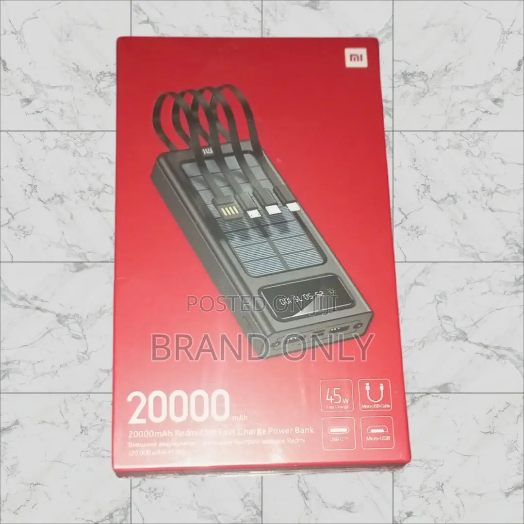 A Practical and Useful Gift: Mi 20000mah With Cable