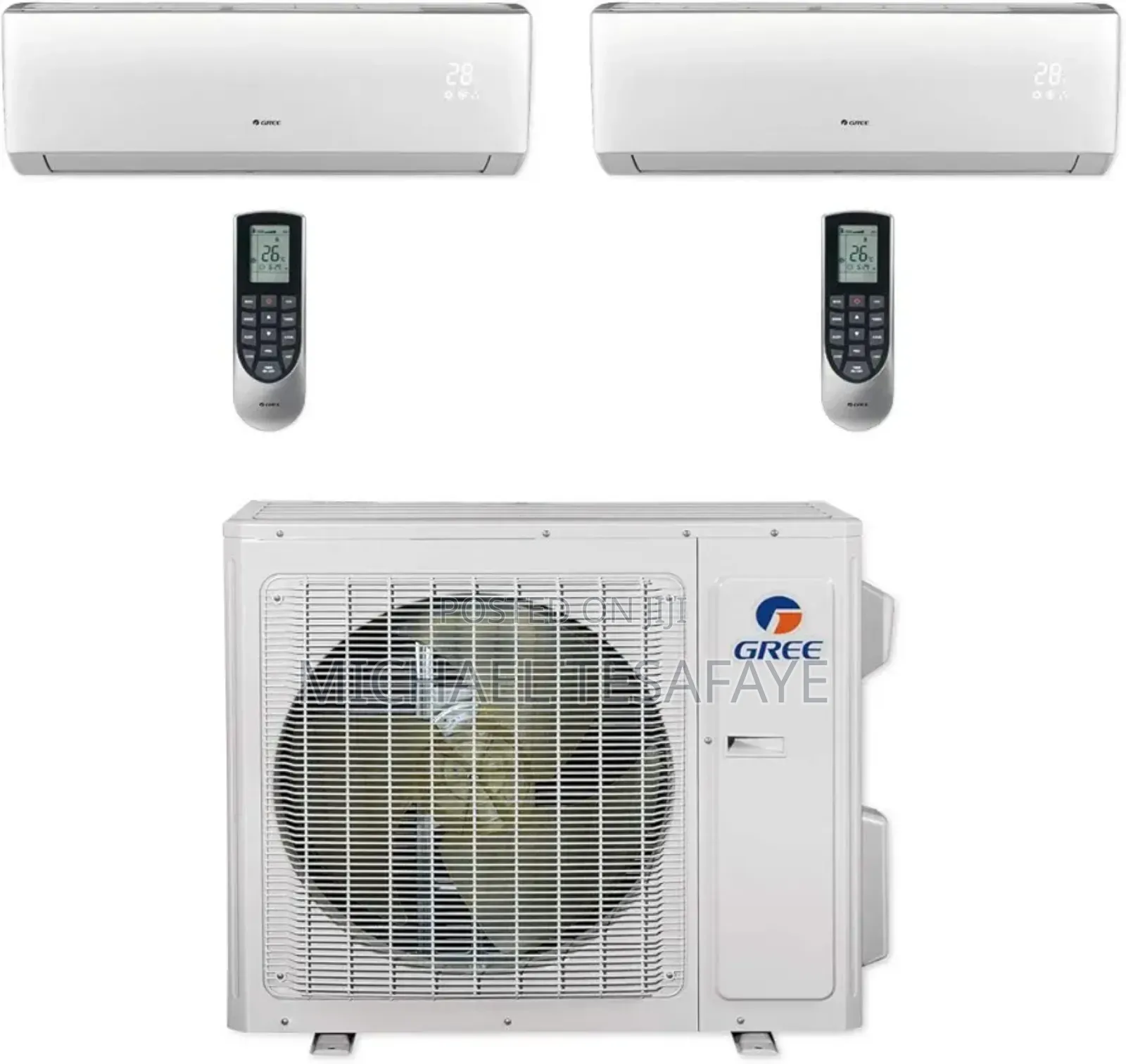 Gree 24,000 Btu Multi21+ Dual-Zone Split Air Conditioner