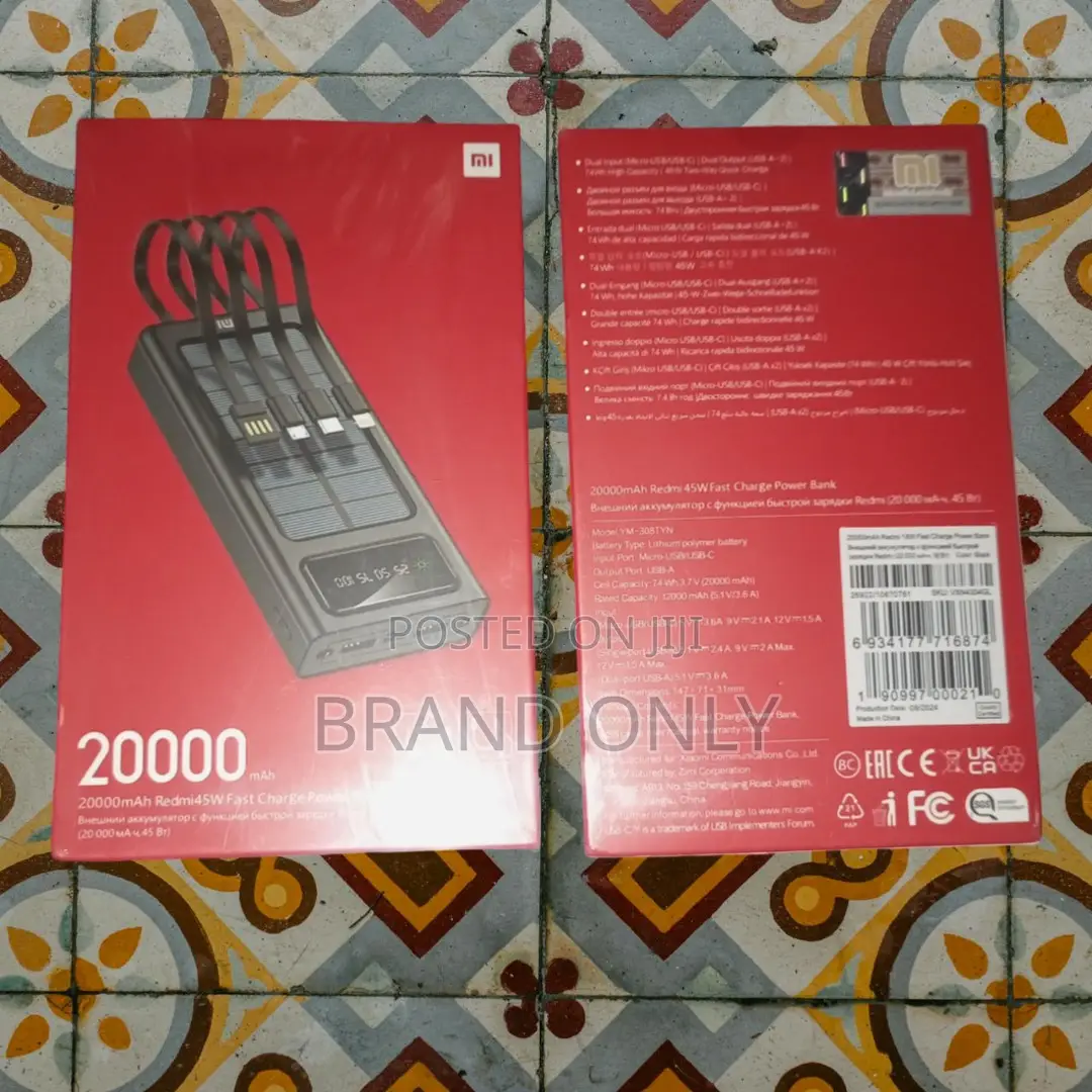 Experience the Freedom of Long-Lasting Power: Mi 20000mah