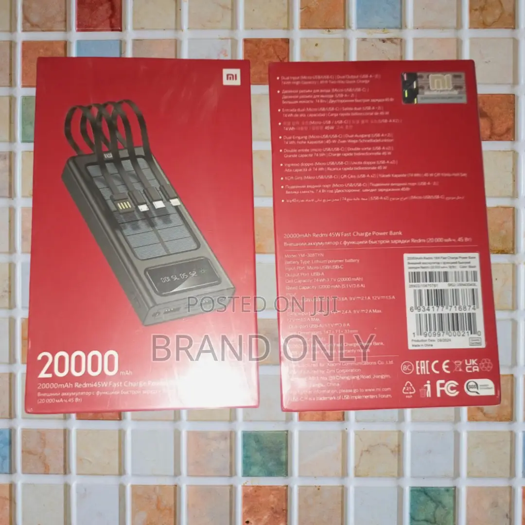 Invest in Uninterrupted Power: Mi 20000mah Power Bank