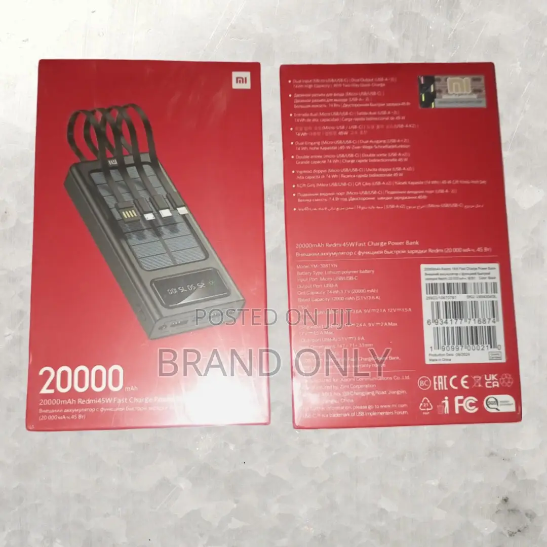 Your Reliable Source of Portable Energy: Mi 20000mah