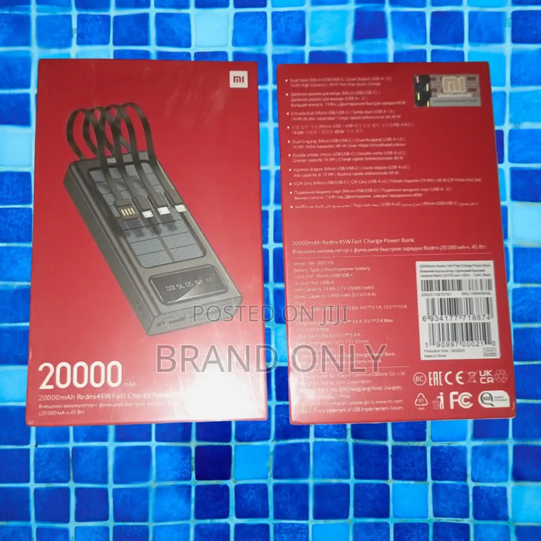 Stay in Charge, All Day Long: Mi 20000mah Power Bank