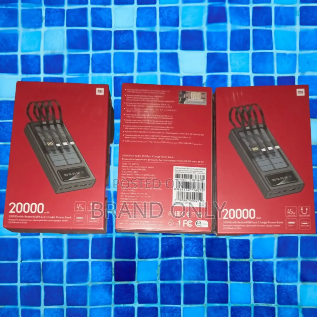 Stay in Charge, All Day Long: Mi 20000mah Power Bank