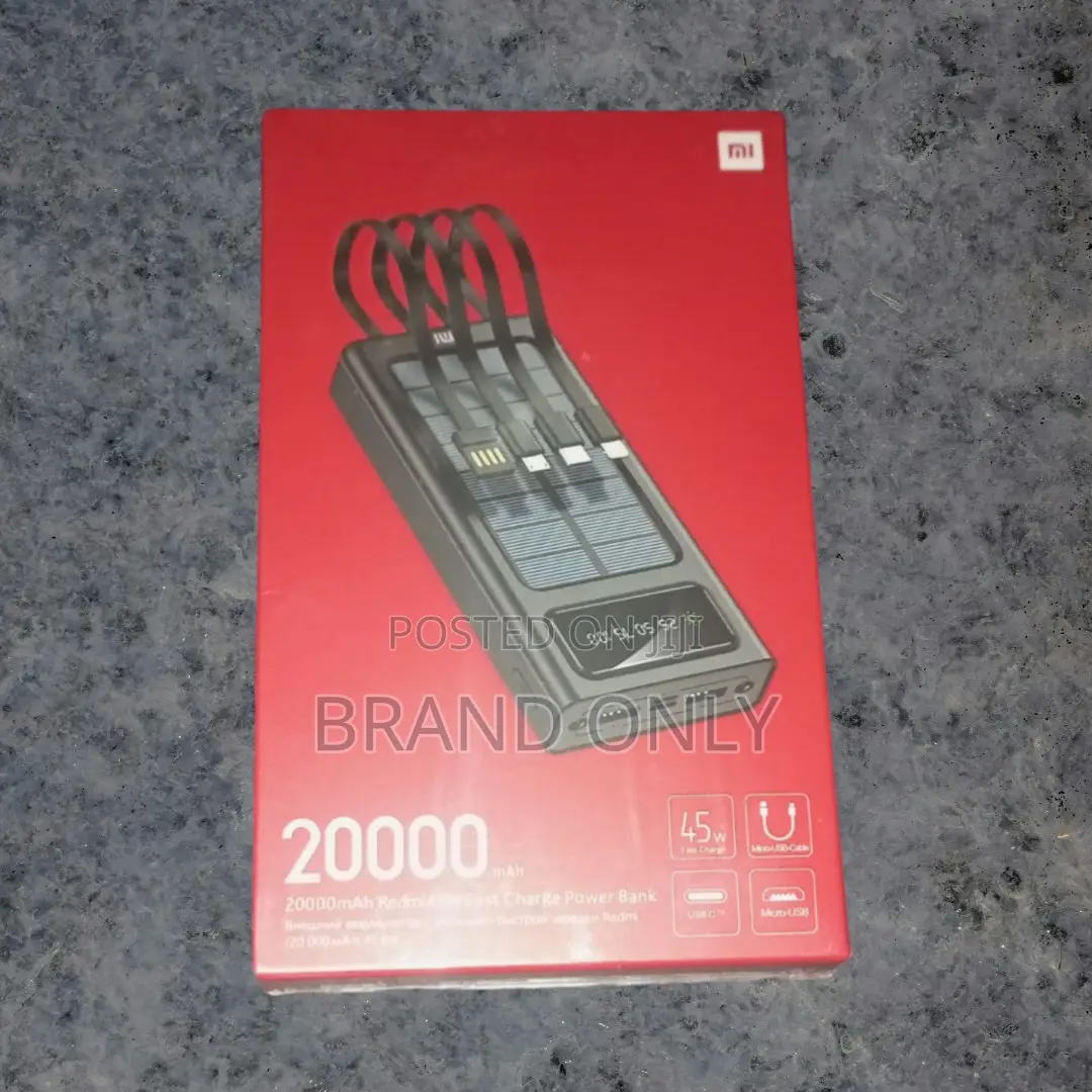 Never Worry About Low Battery Again: Mi 20000mah
