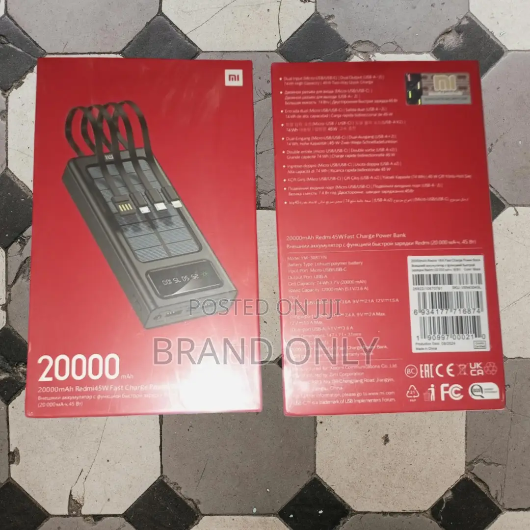 Your Pocket-Sized Power Station, Ready You Are: Mi 20000mah