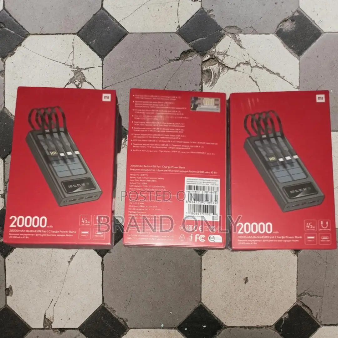 Your Pocket-Sized Power Station, Ready You Are: Mi 20000mah