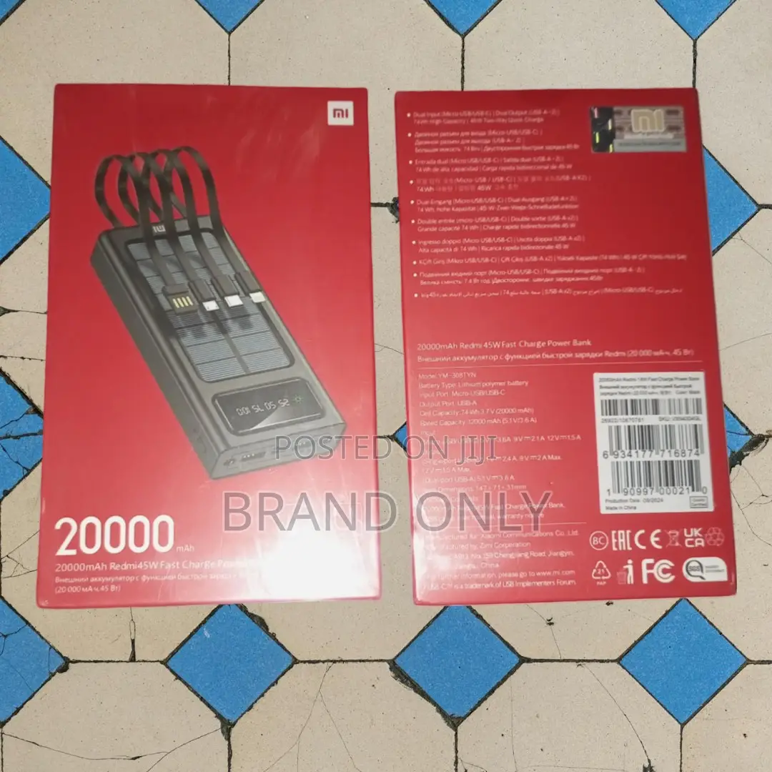 Your Trustworthy Source of Mobile Energy: Mi 20000mah
