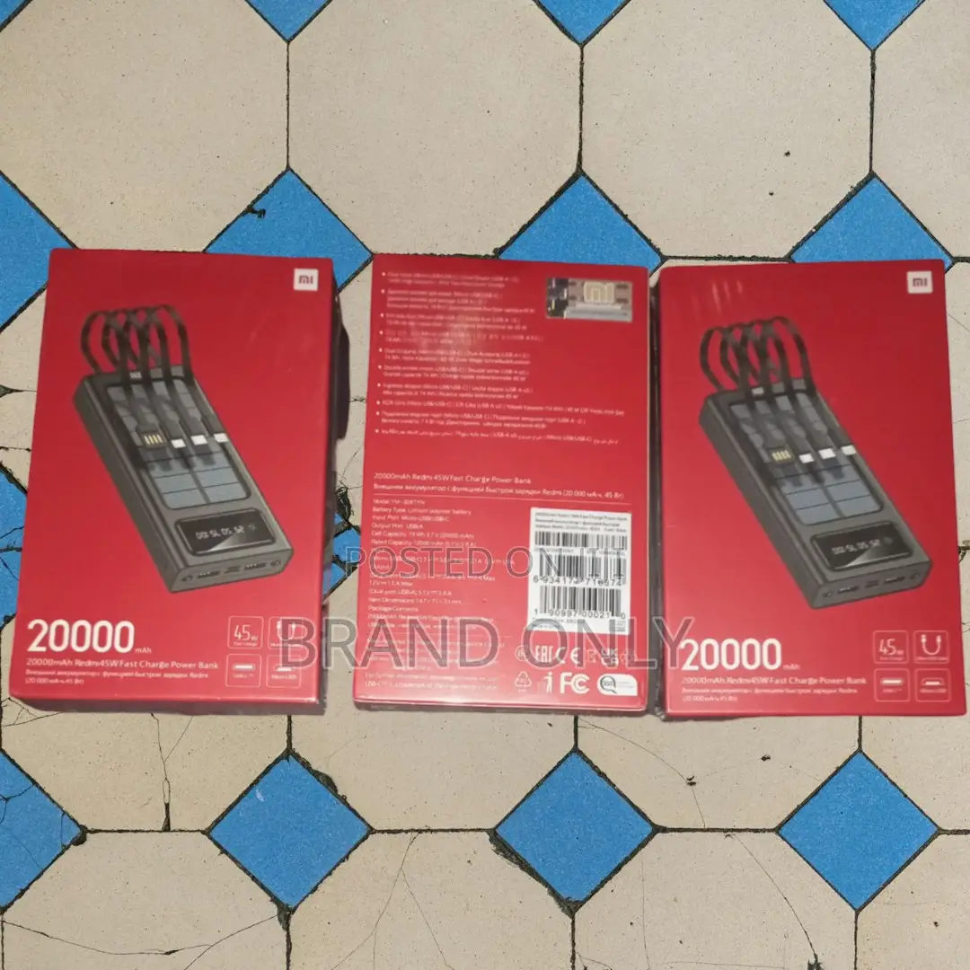 Your Trustworthy Source of Mobile Energy: Mi 20000mah