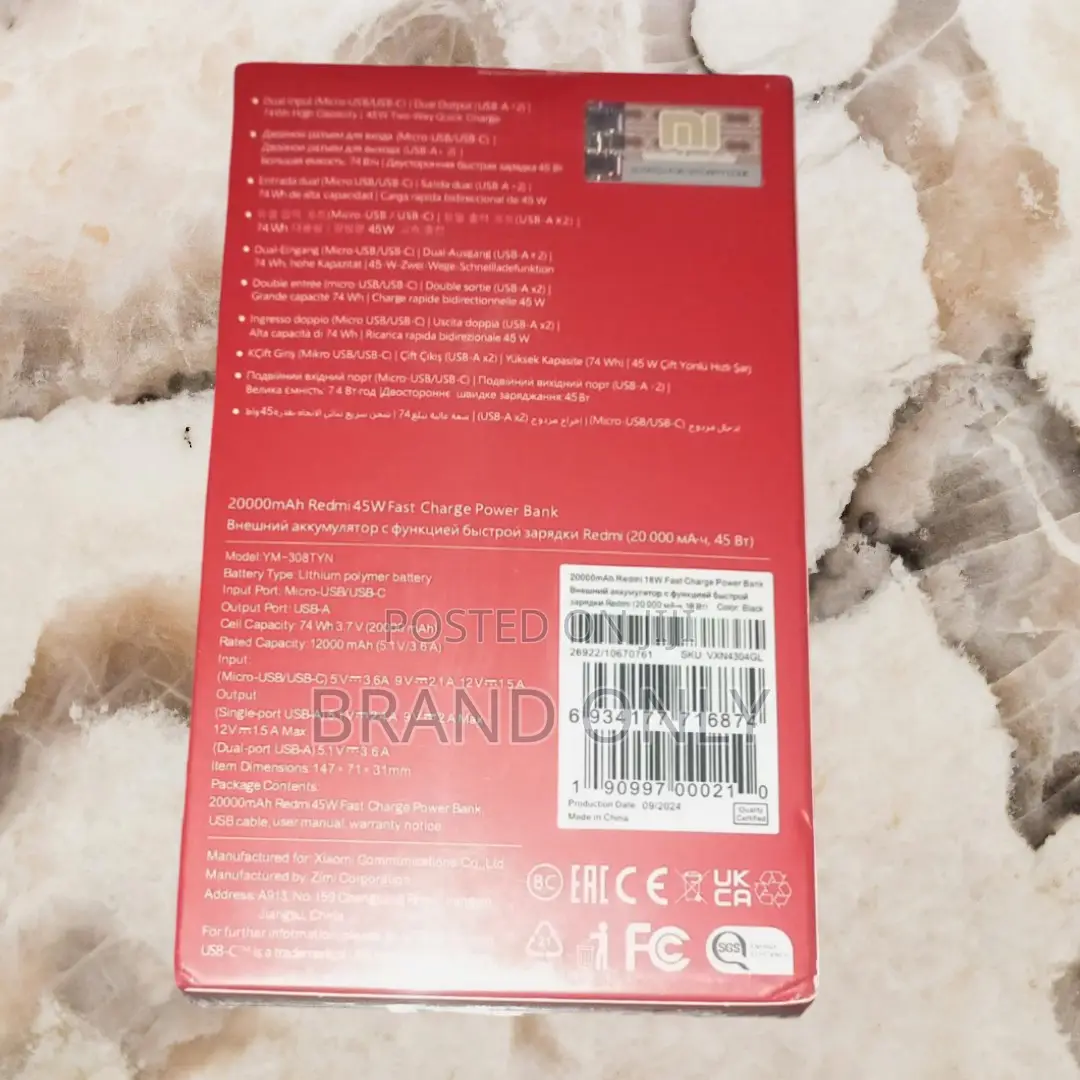 Power Through Your Day, Effortlessly: Mi 20000mah Power Bank