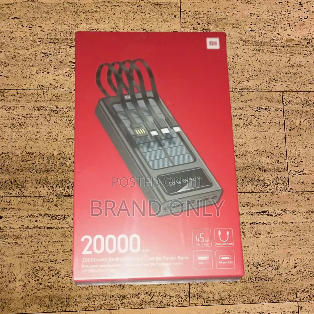 Your Trusted Power Companion: Mi 20000mah With Cable