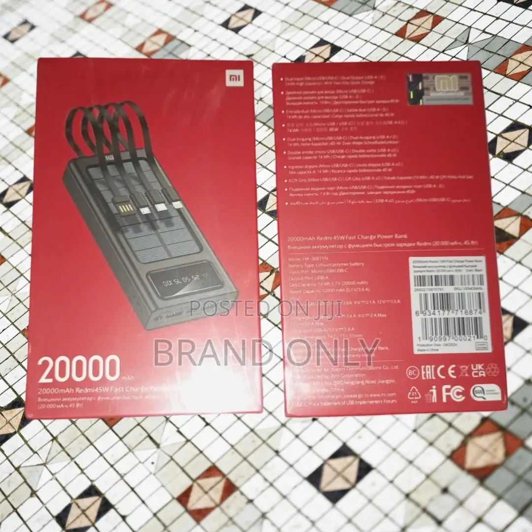 Built to Last: Mi 20000mah Power Bank Cable