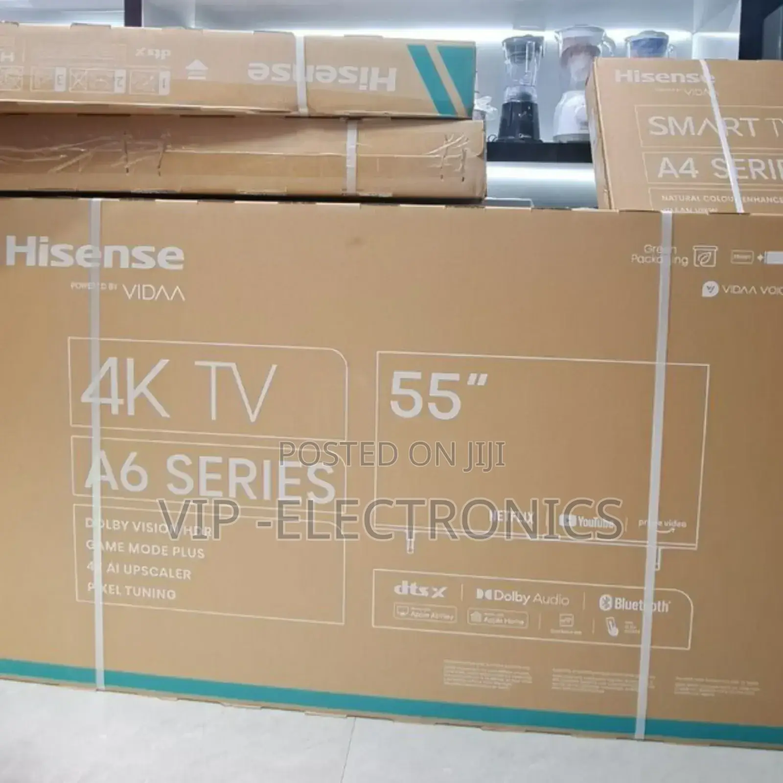 Hisense Tv 55"Inch Tv Smart Uhd A6series Tv