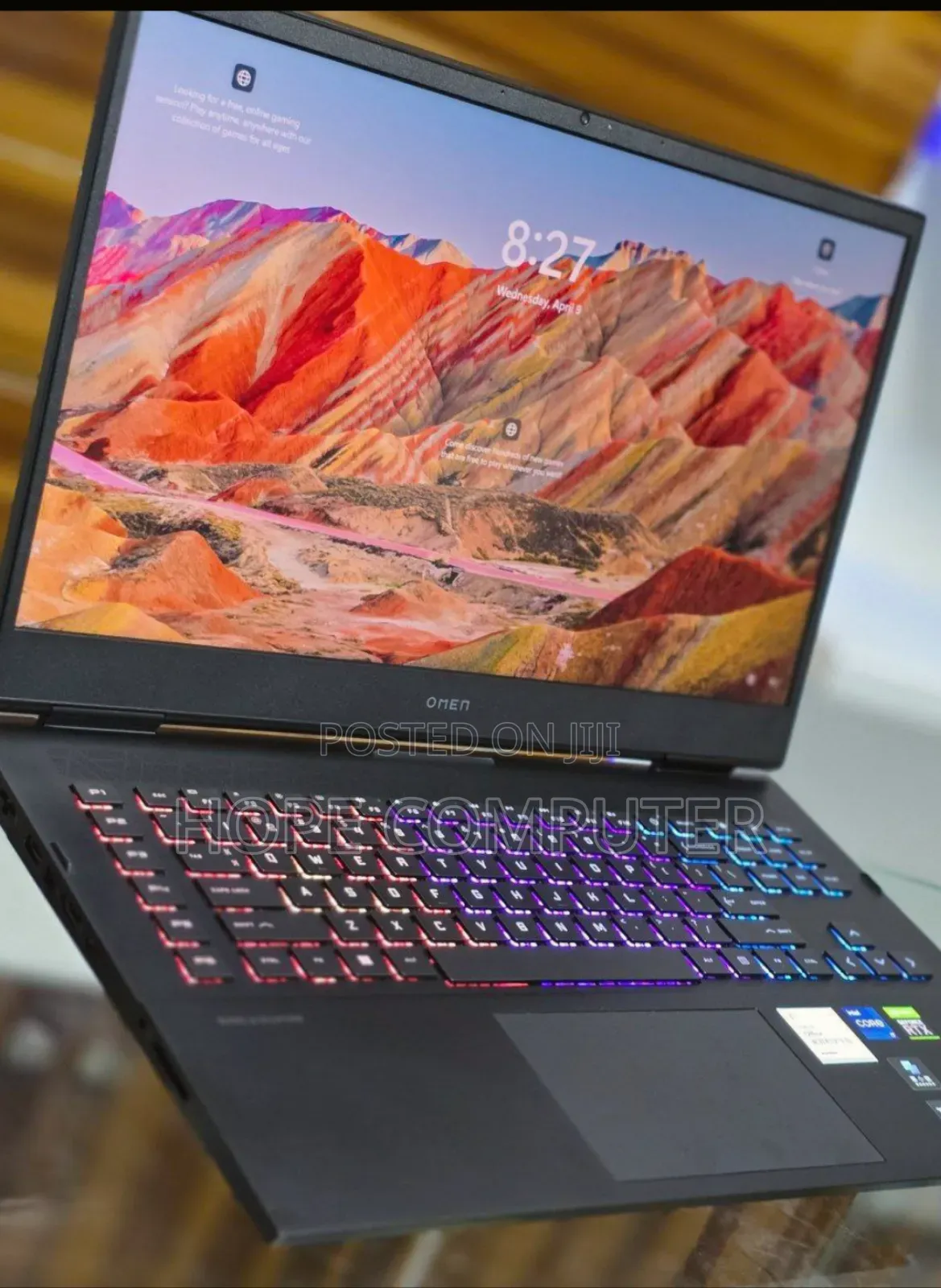 New Laptop HP Omen 17 16GB Intel Core I7 SSD 512GB