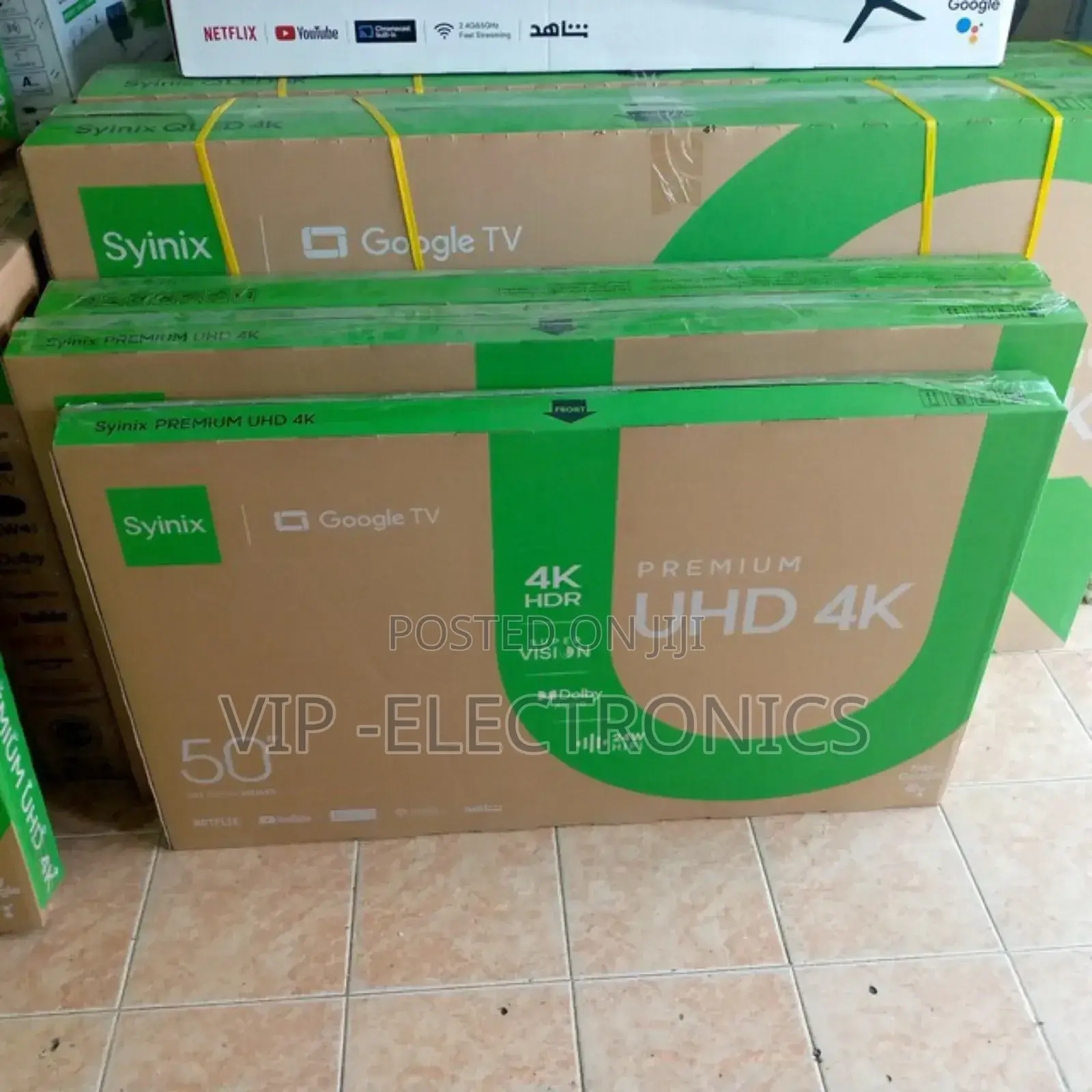 Syinix Tv 50"Inch Tv Smart Android Tv Tv