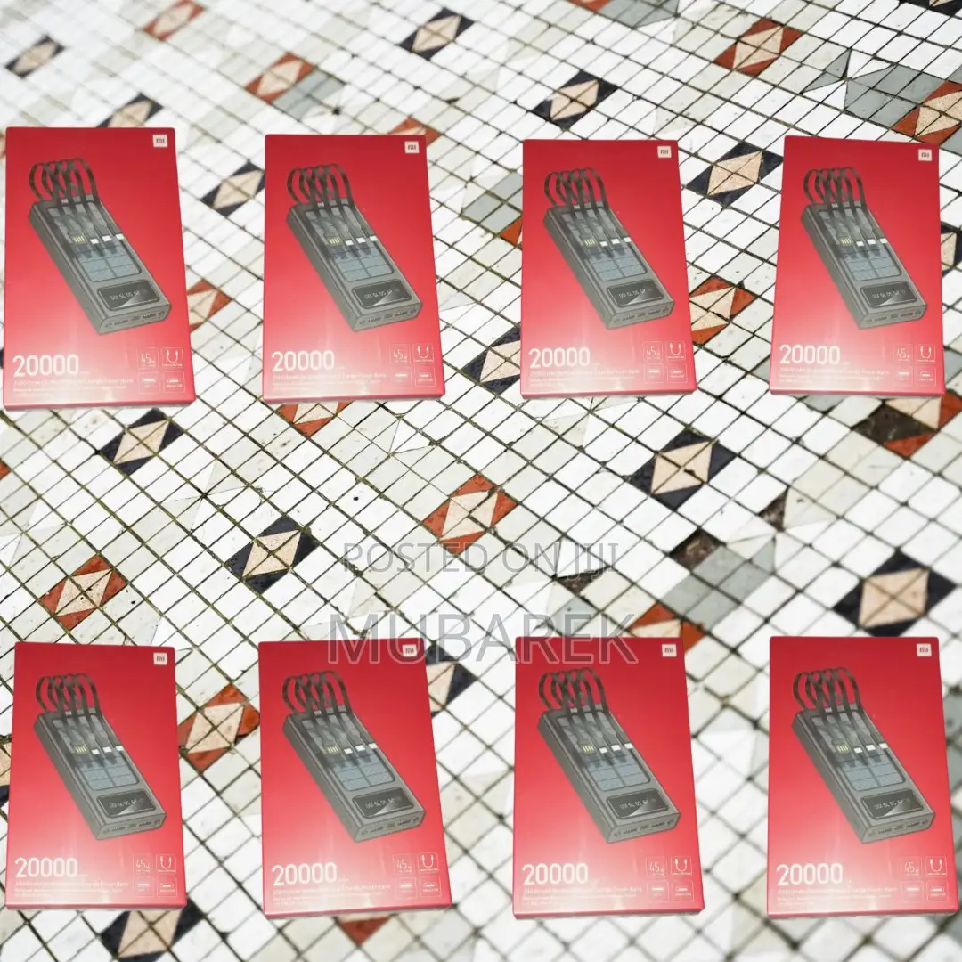 Plug and Play Power: Mi 20000mah With Cable