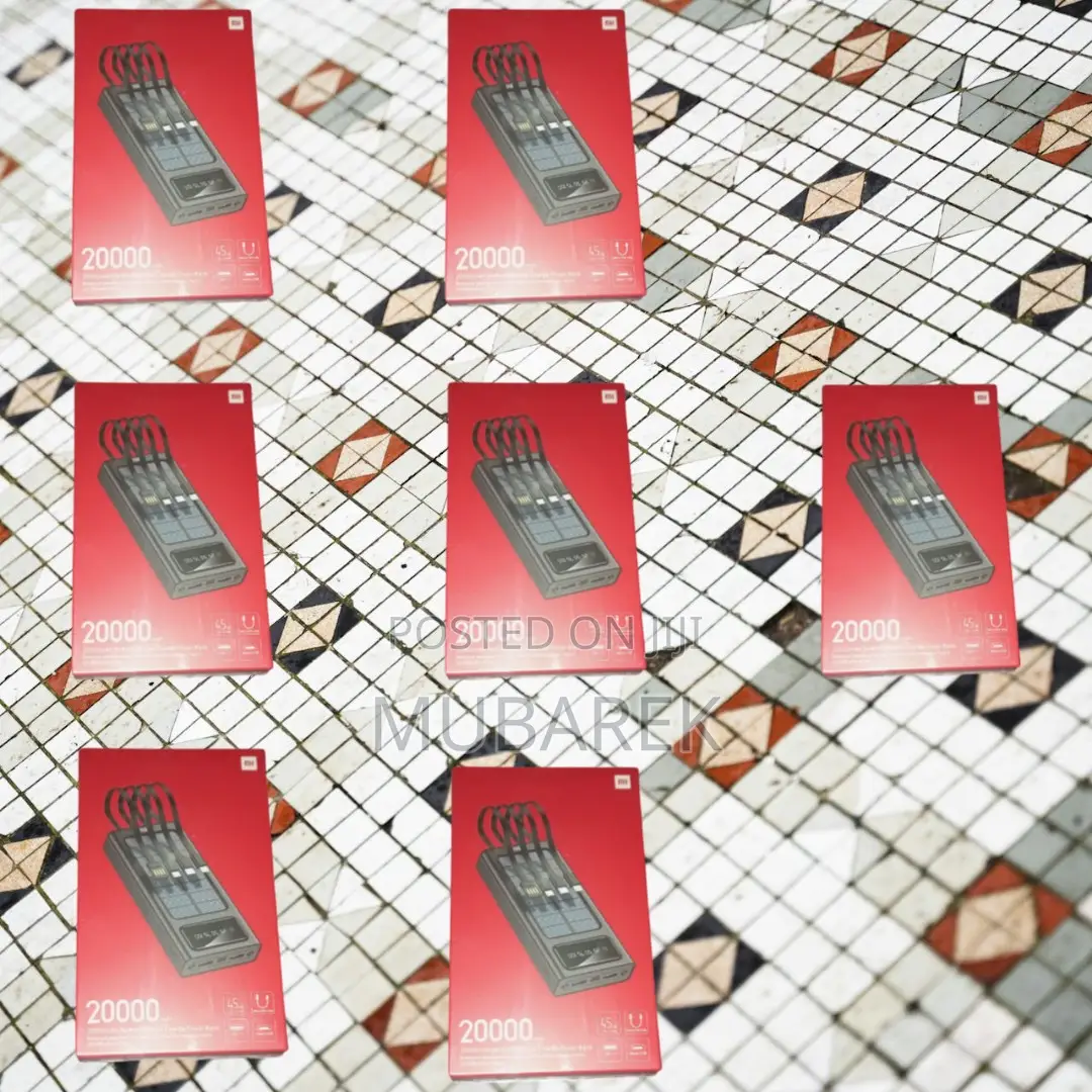 Plug and Play Power: Mi 20000mah With Cable