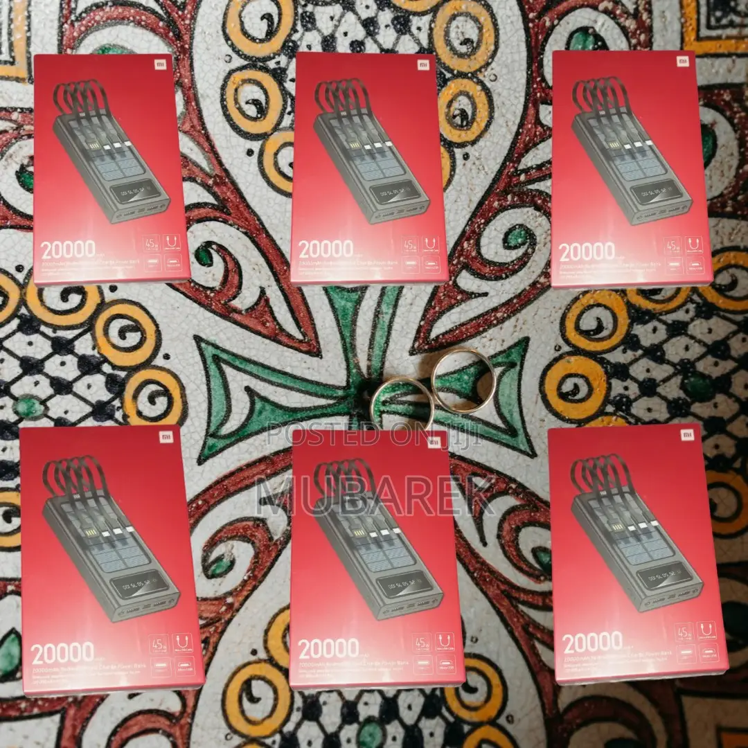 Get Powered Up Quickly: Mi 20000mah With Cable
