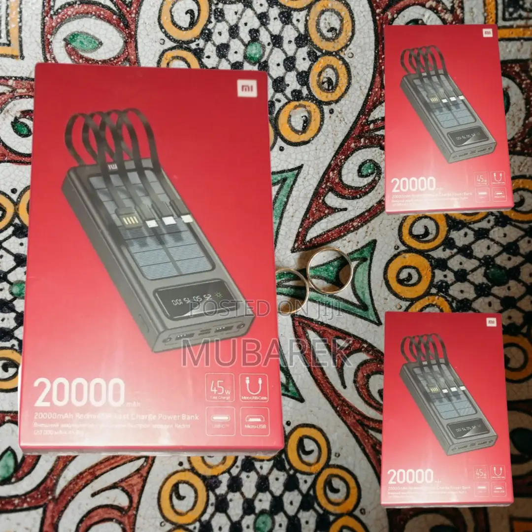 Power for All Your Usb Devices: Mi 20000mah + Cable