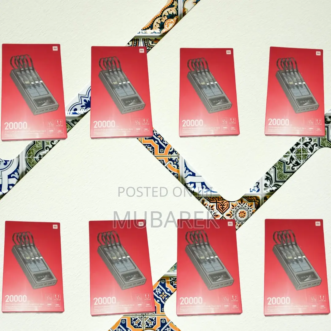 Your Universal Charging Solution: Mi 20000mah (With Cable)
