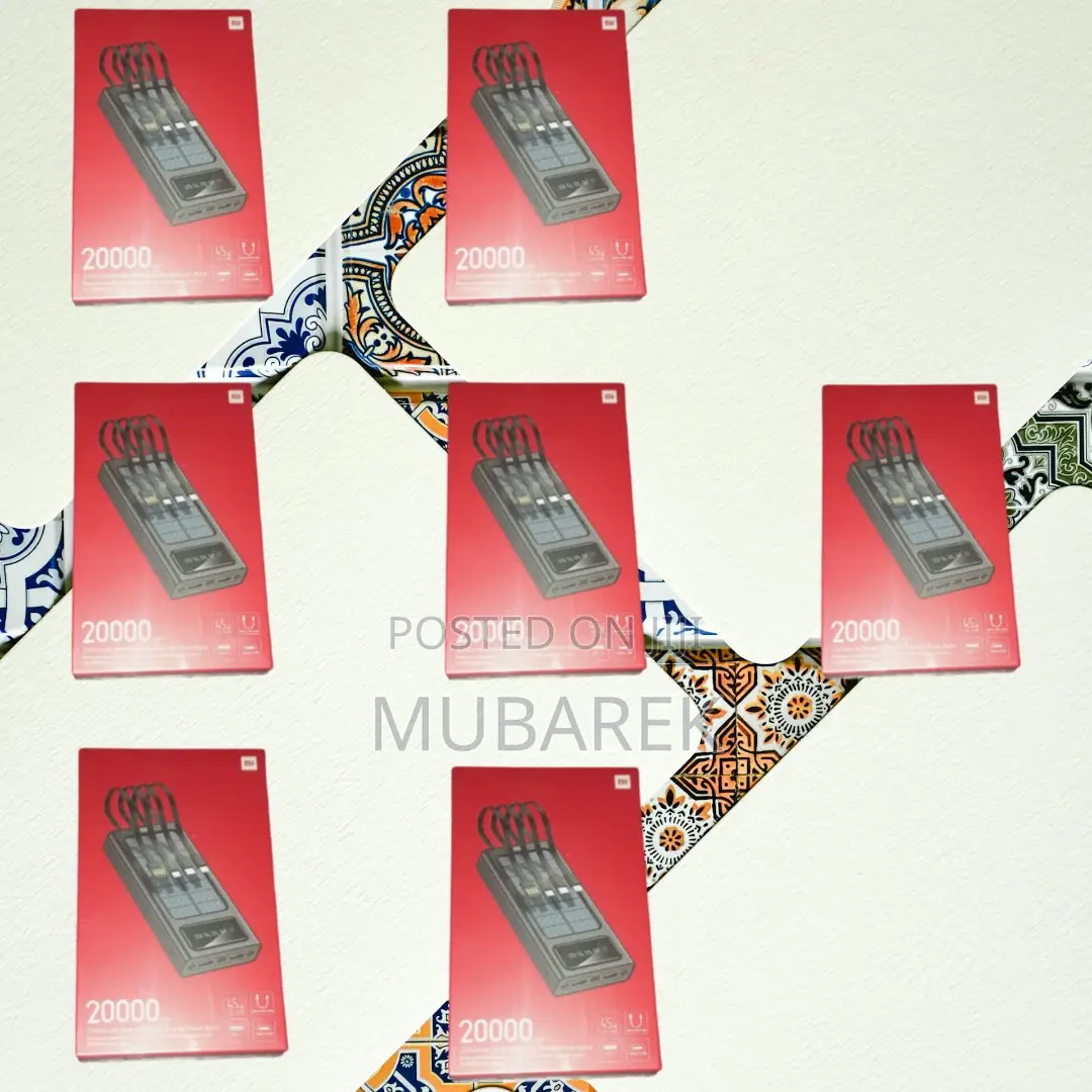 Your Universal Charging Solution: Mi 20000mah (With Cable)