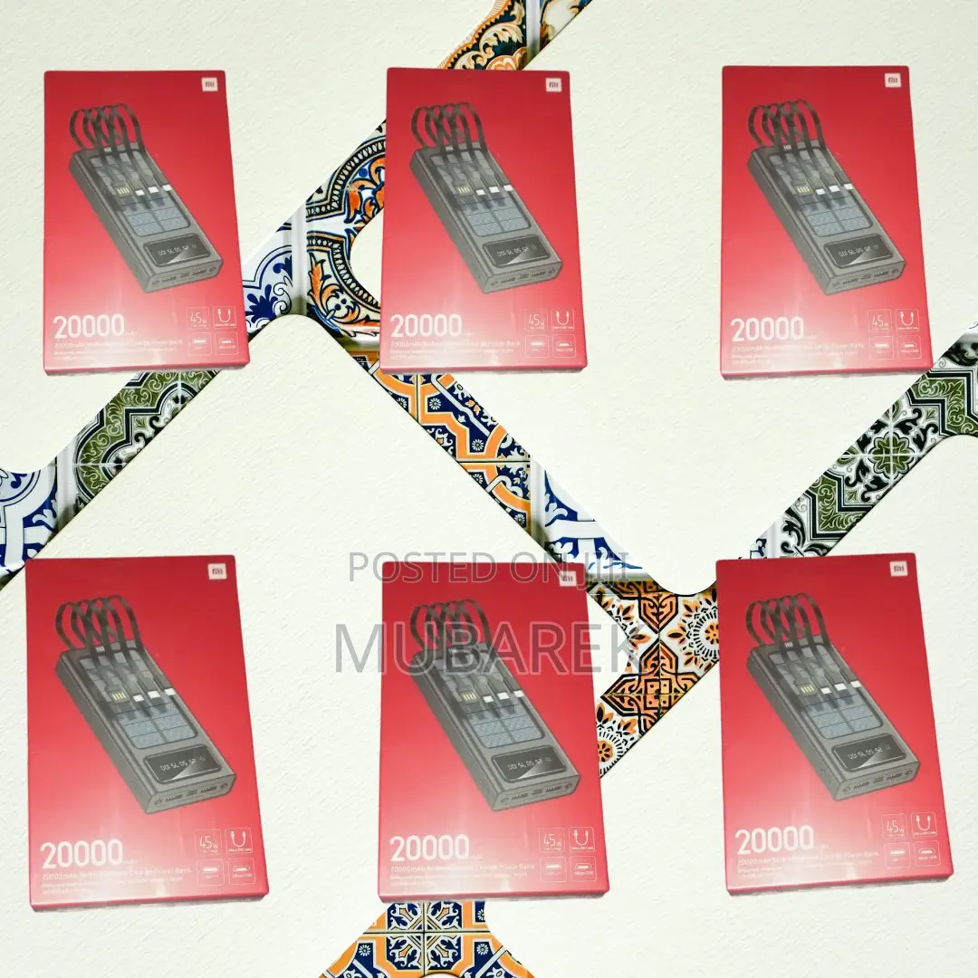 Compatible With Multiple Devices: Mi 20000mah + Cable