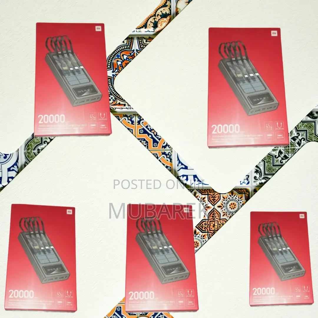 Compatible With Multiple Devices: Mi 20000mah + Cable
