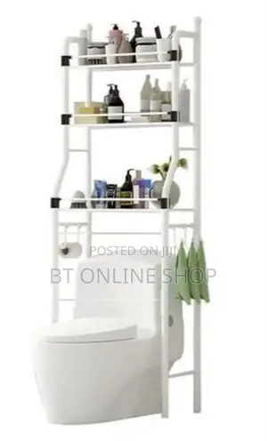 Over Toilet Wc Rack
 3tier Washing Machine/Toilet Rack