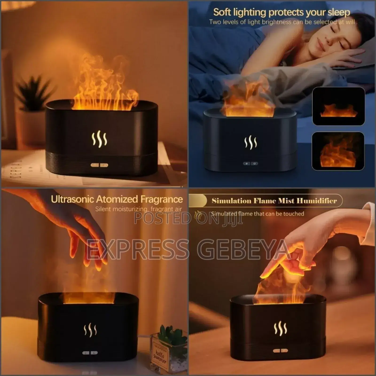 Flame Aroma Diffuser Humidifier