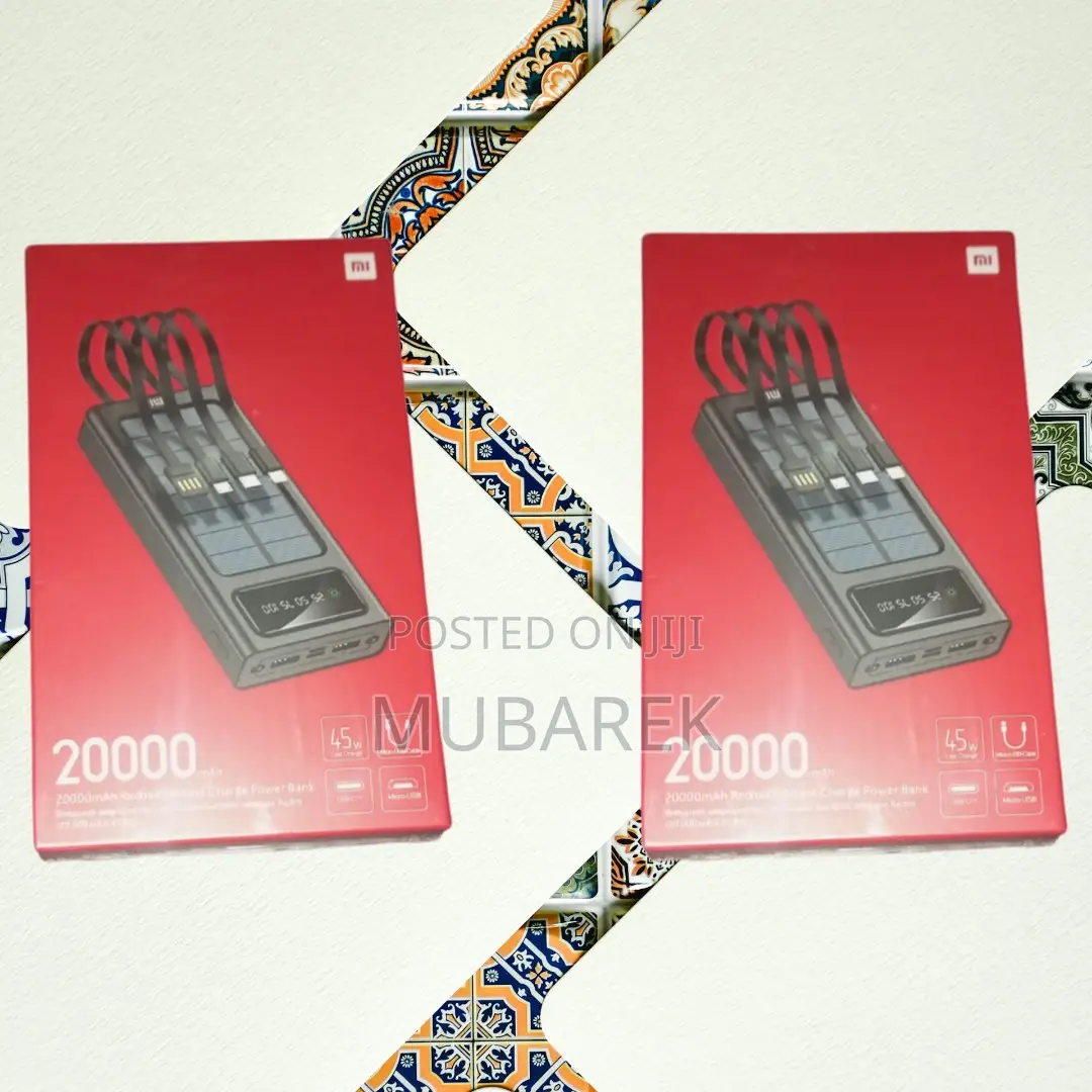 The One Power Bank for All: Mi 20000mah (Cable Included)