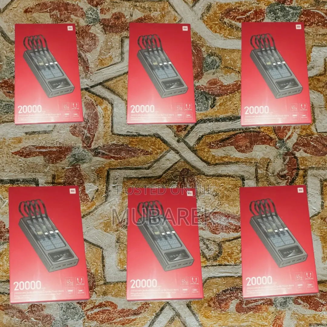 The Energy Hub for Your Mobile Life: Mi 20000mah + Cable