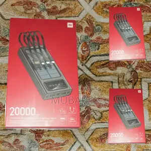 Your Pocketful of Power: Mi 20000mah With Included Cable