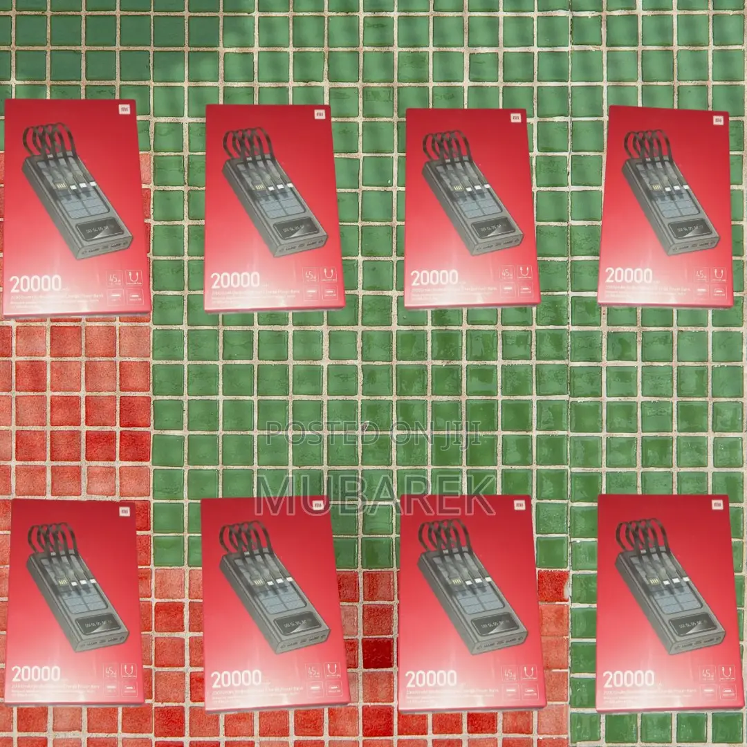 Perfect for Camping: Mi 20000mah Power Bank With Cable