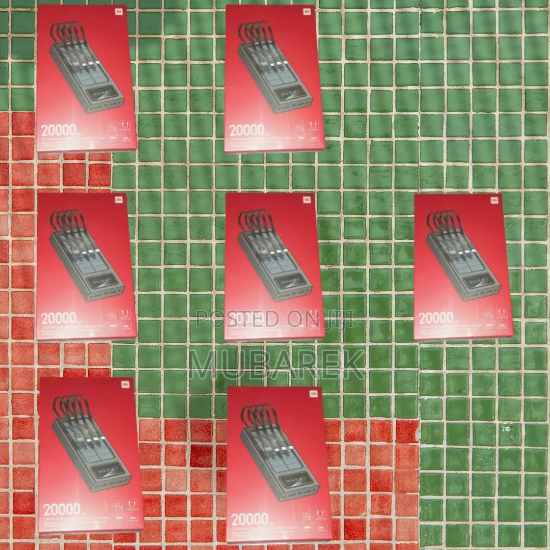 Perfect for Camping: Mi 20000mah Power Bank With Cable