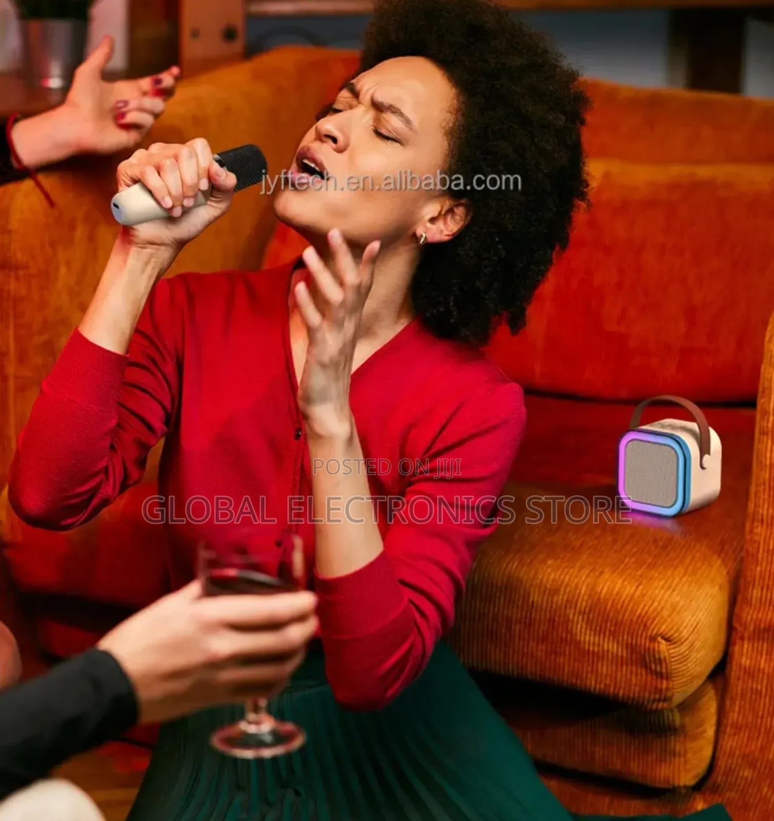 RGB Wireless Bluetooth Speaker With Two Microphone