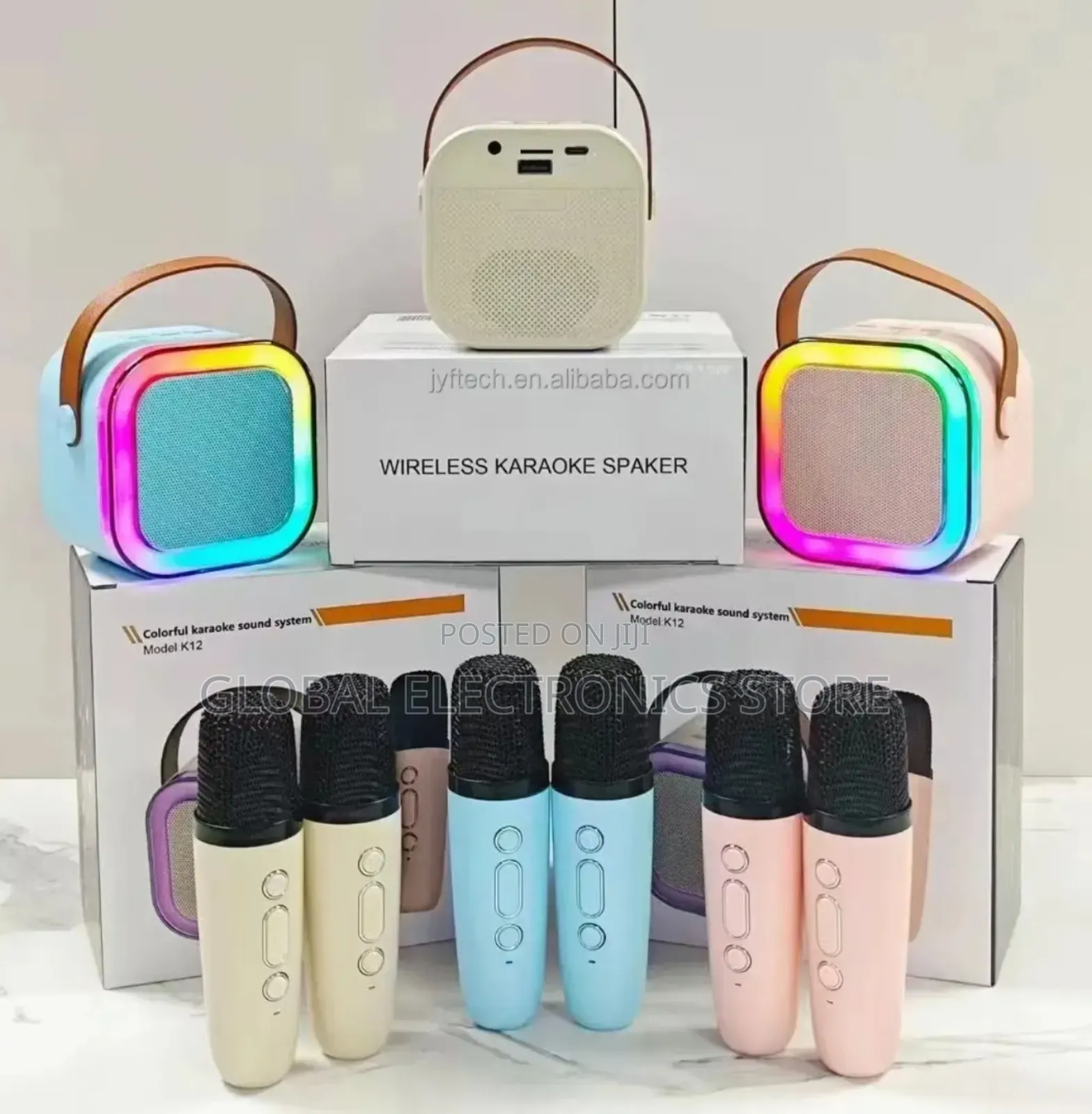 RGB Wireless Bluetooth Speaker With Two Microphone