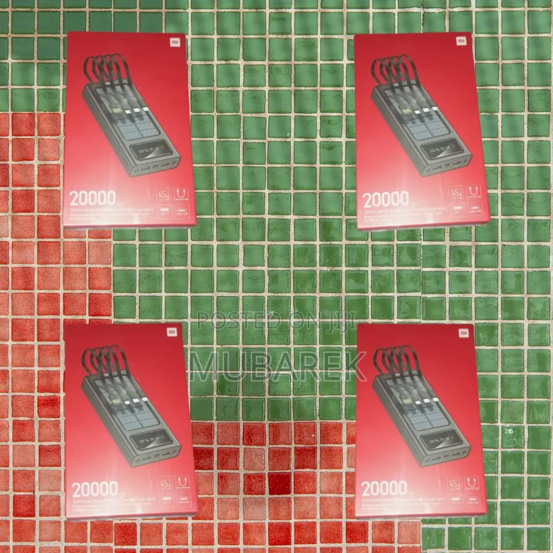 Great for Road Trips: Mi 20000mah Power Bank (Cable Includ)