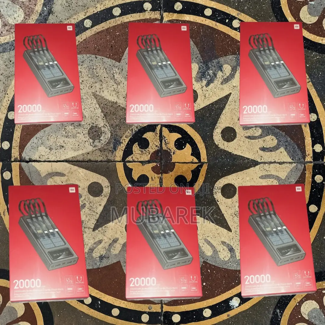 Keep Your Gear Going: Mi 20000mah Power Bank Cable