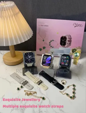 Photo - የሴት Luxury Smart Watch Necklace Earrings Bracelet Ring Combo