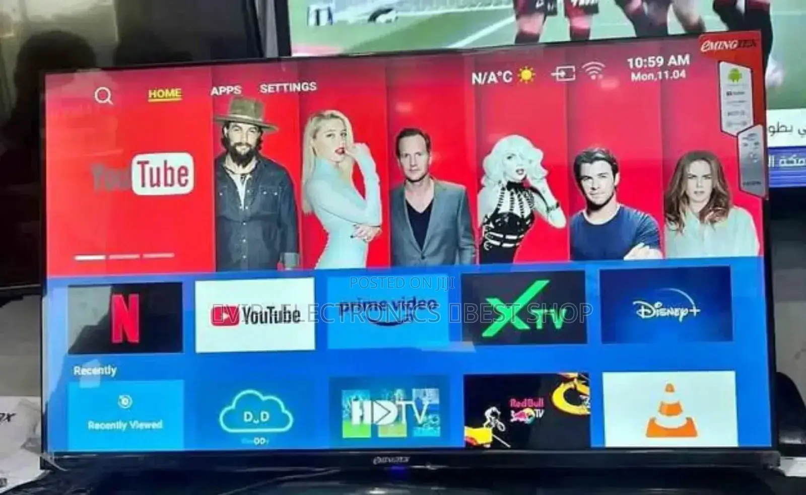 Emingtek 50 Inch Tv Smart Android Frameless Tv