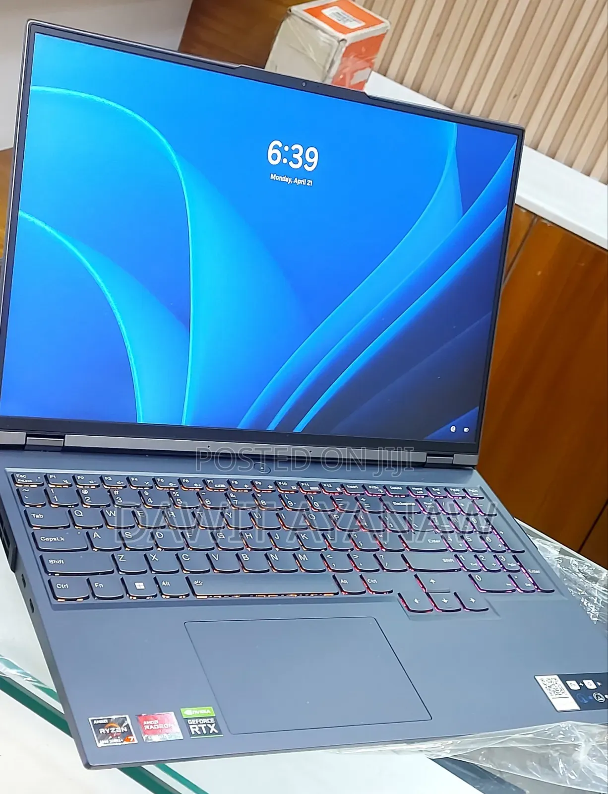 New Laptop Lenovo Legion 5 16GB AMD Ryzen 5 SSD 512GB