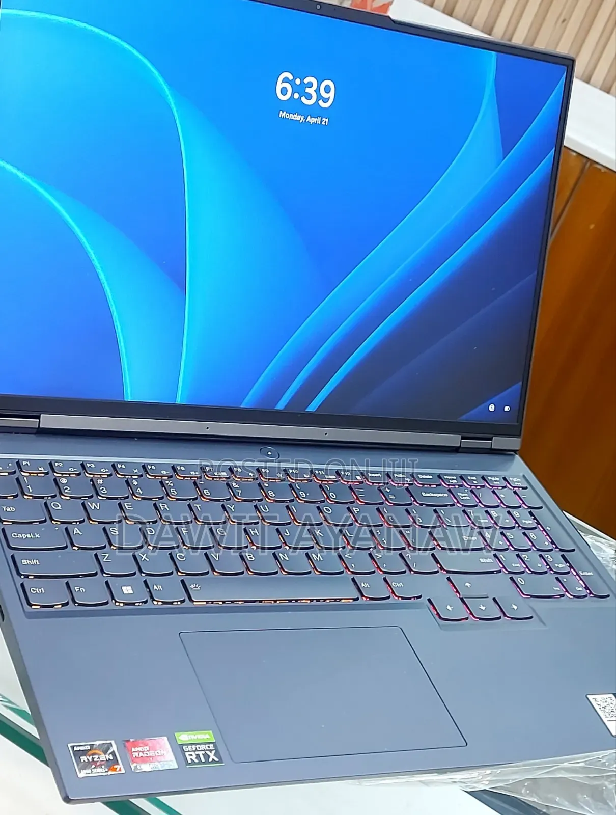 New Laptop Lenovo Legion 5 16GB AMD Ryzen 5 SSD 512GB