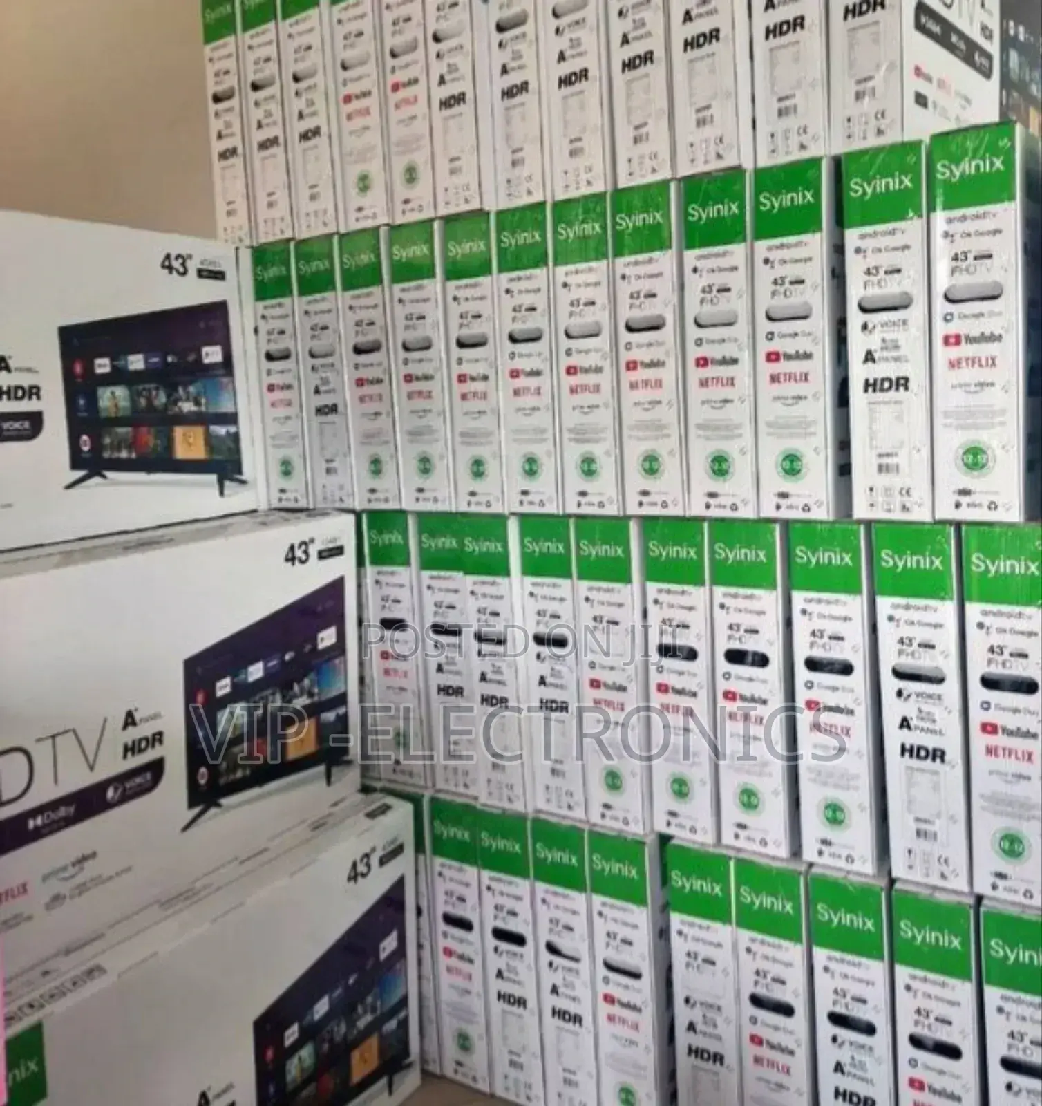 Syinix Tv 32 43 50 55 65 Inch Tv Smart Frameless Tv