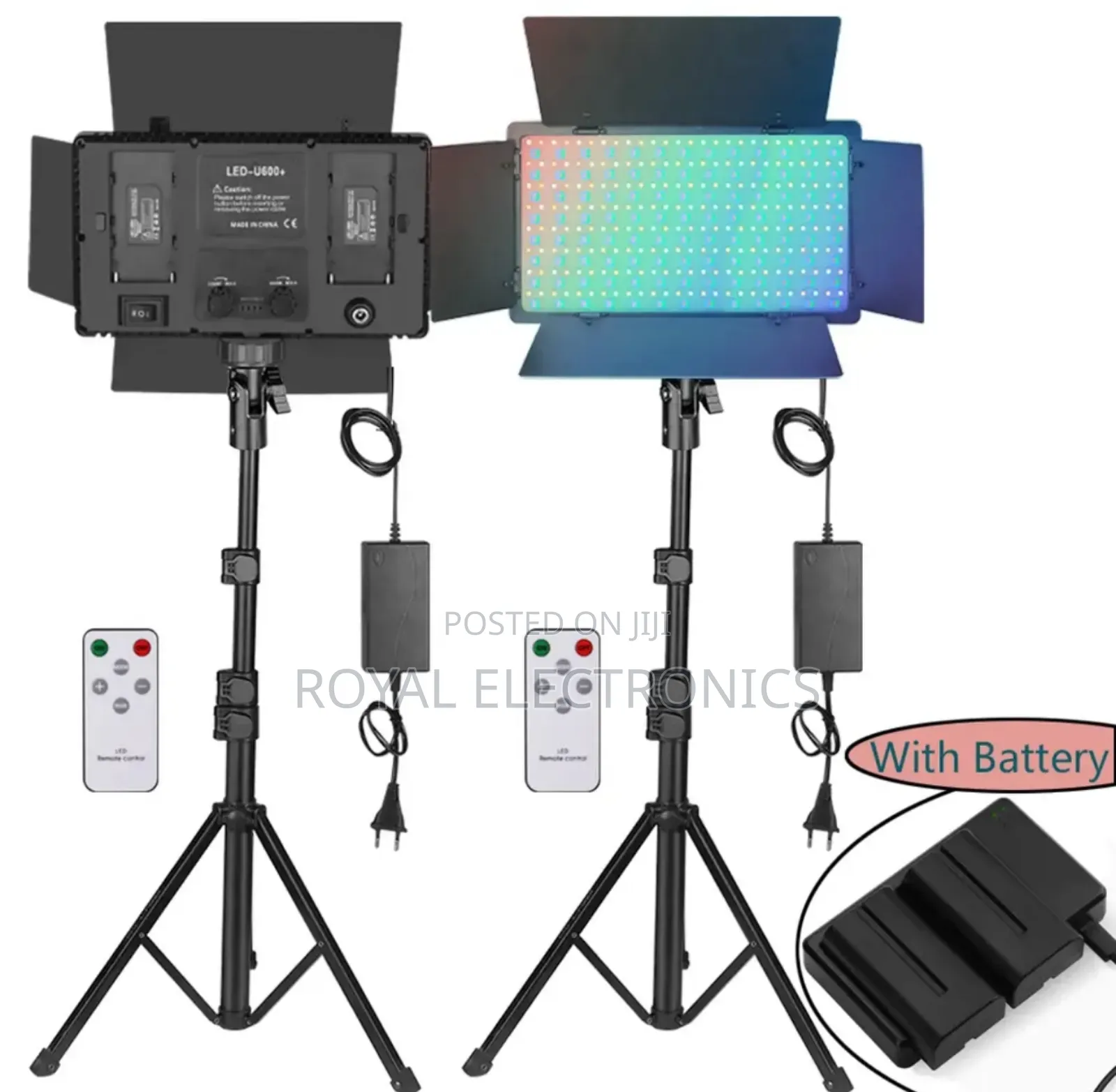 Professional Bi-Color RGB Fill Light With 2 Meter Stand