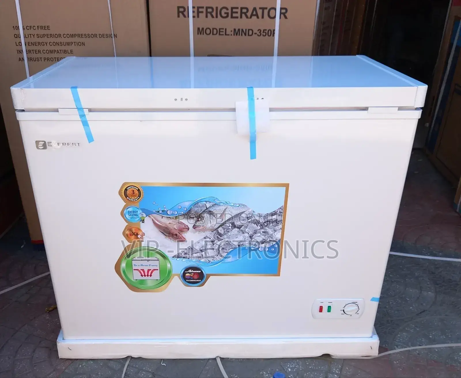 Everest Chest Freezers 300 Deep Ee