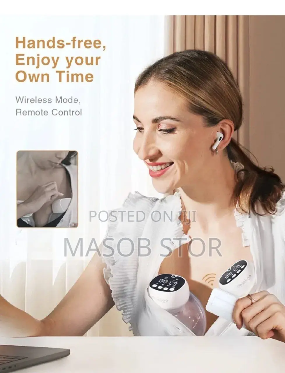 Wearable Electric Breast Pump / የጡት ማለቢያ