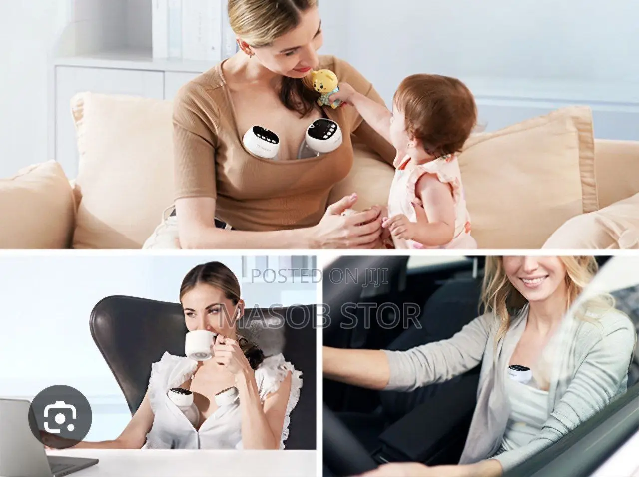 Wearable Electric Breast Pump / የጡት ማለቢያ
